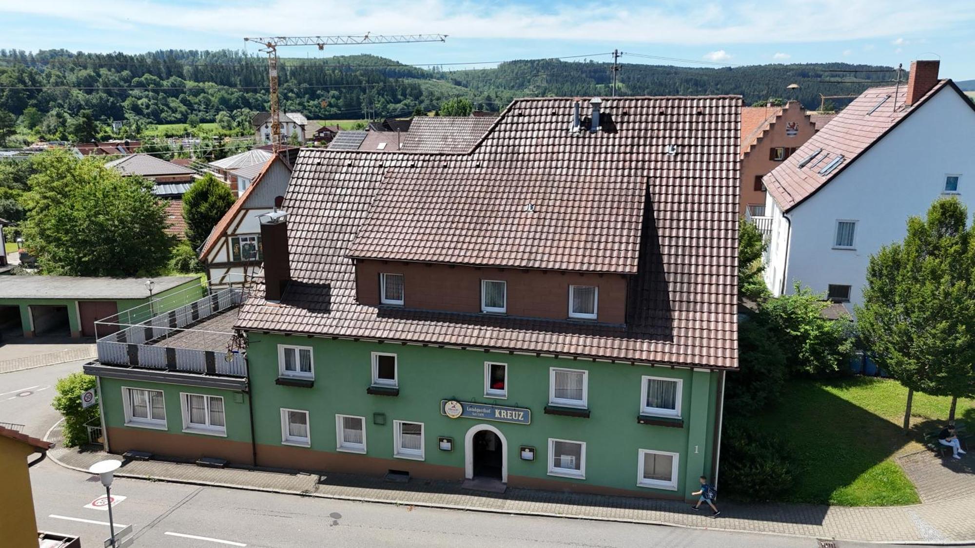 Landgasthof Kreuz Mit Gaestehaus Immendingen ภายนอก รูปภาพ